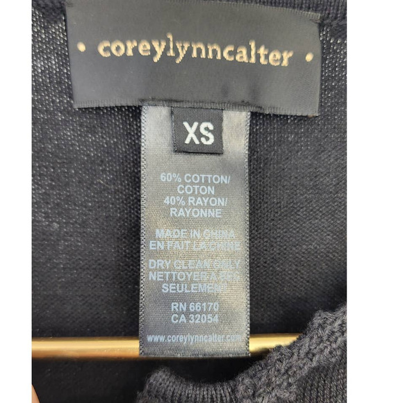 Corey Lynn Calter Cardigan‎ Anthropologie Embroidered Pocketed XS - Picture 6 of 6